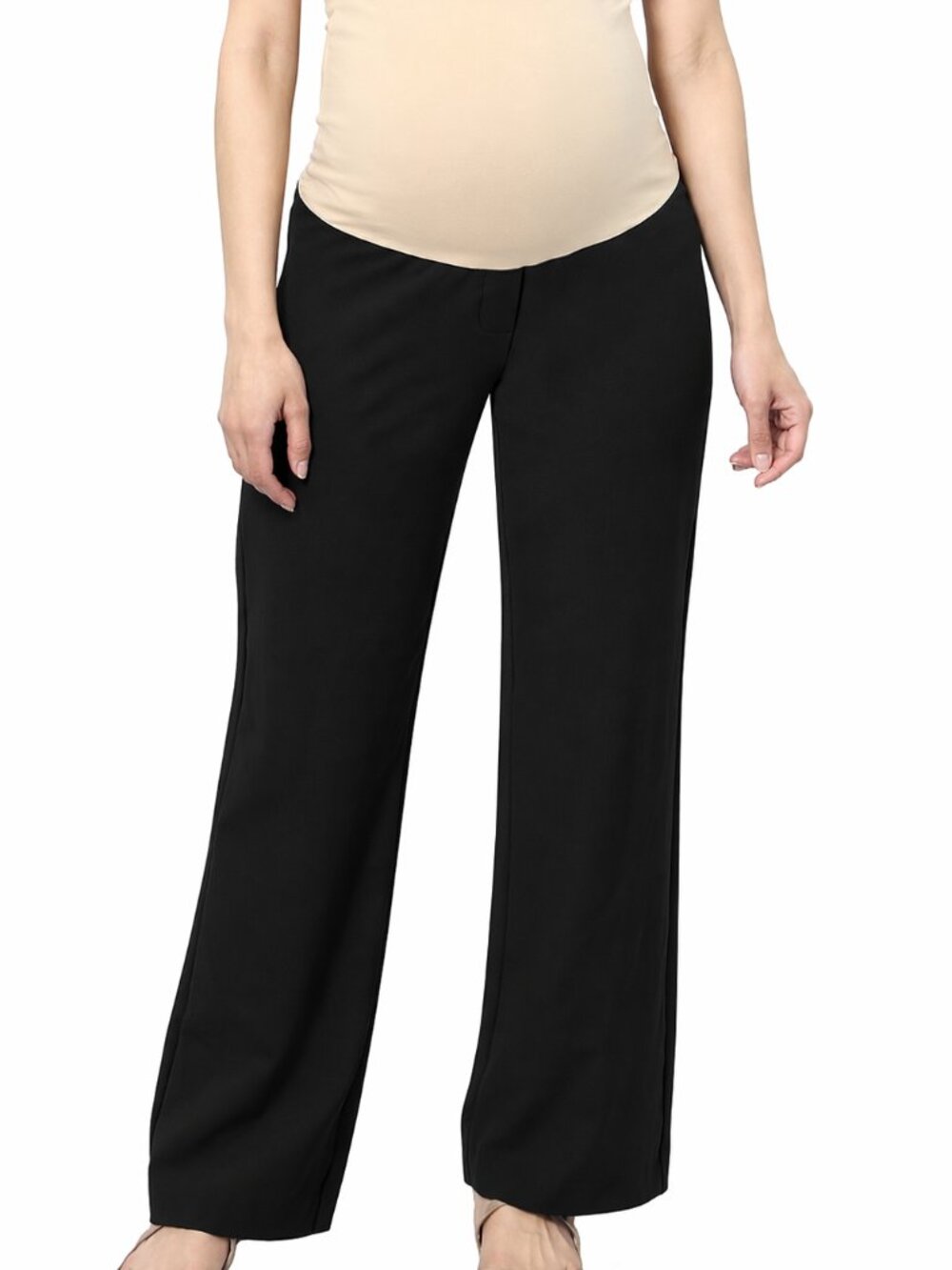Three Seasons Maternity Dress Pant-Black